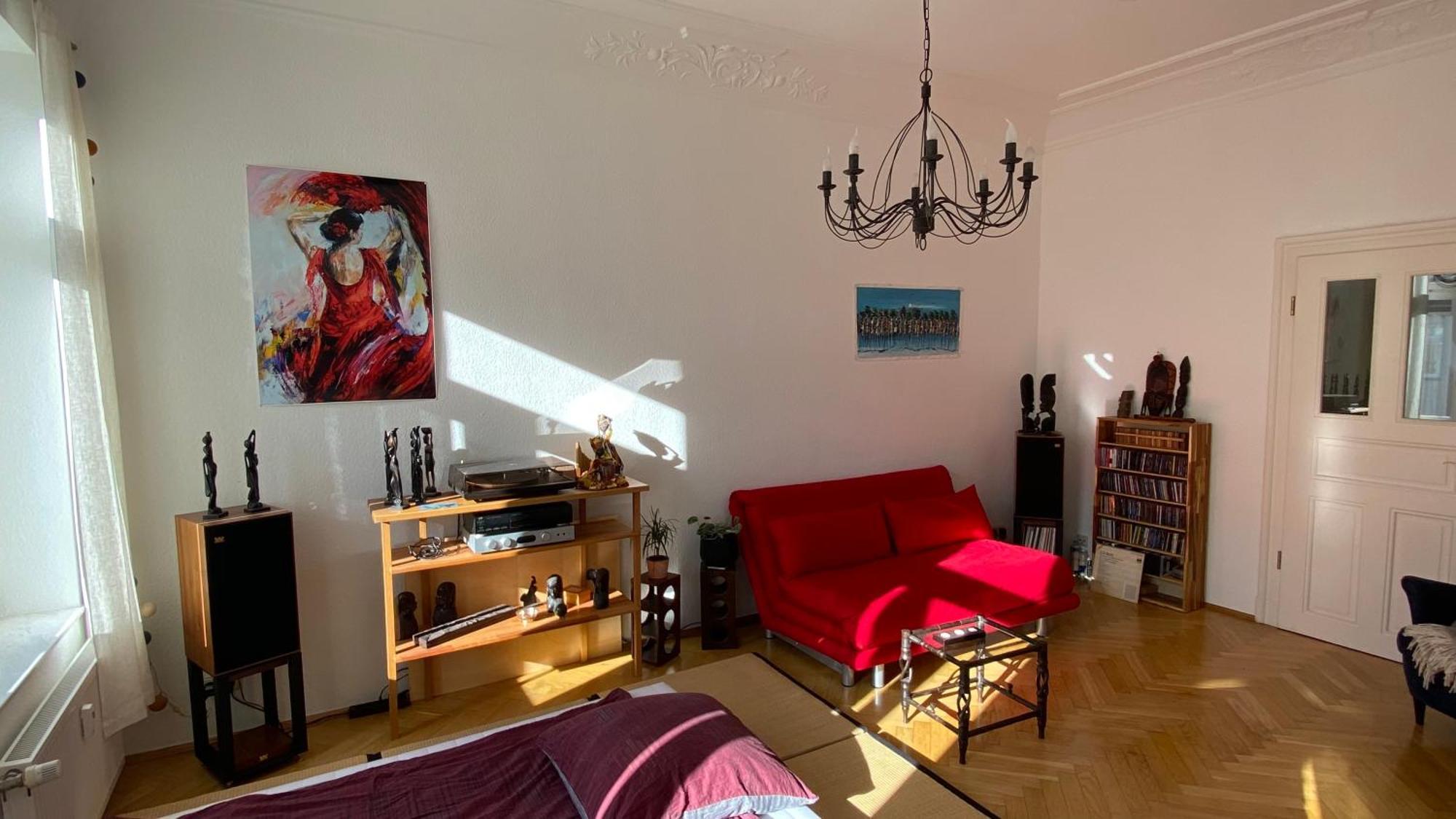Schoenes Jugendstil Appartement In Bester Lage 莱比锡 外观 照片